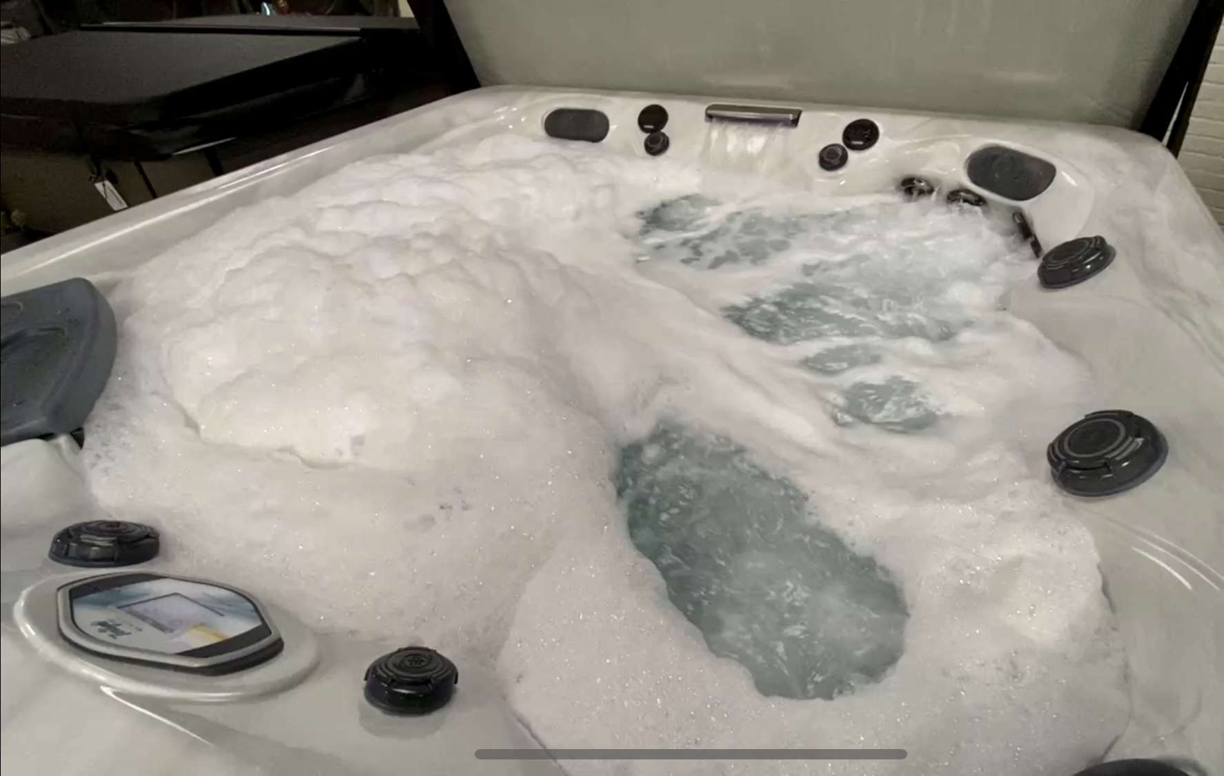 How to get rid of hot tub foam