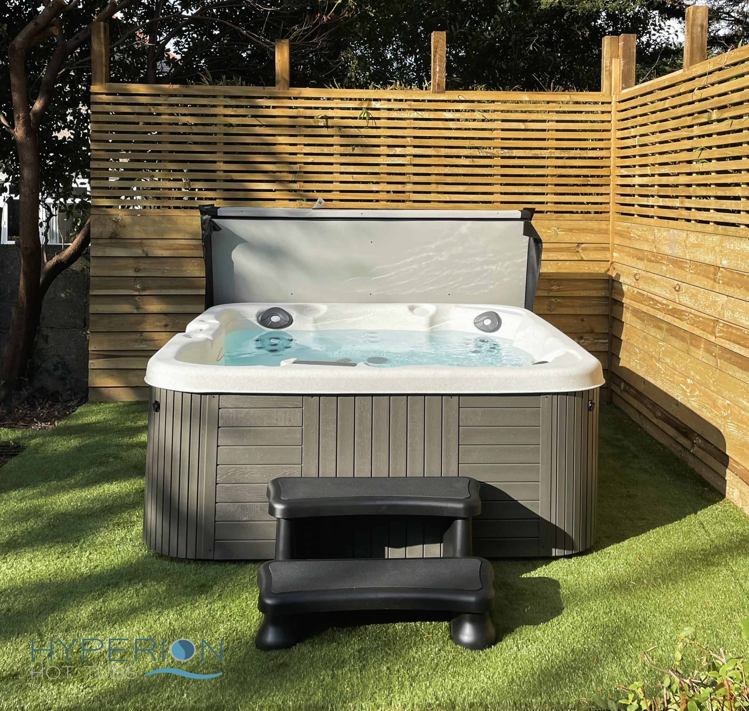 Hot tub installation in Bournemouth, carried out by Hyperion Hot Tubs.