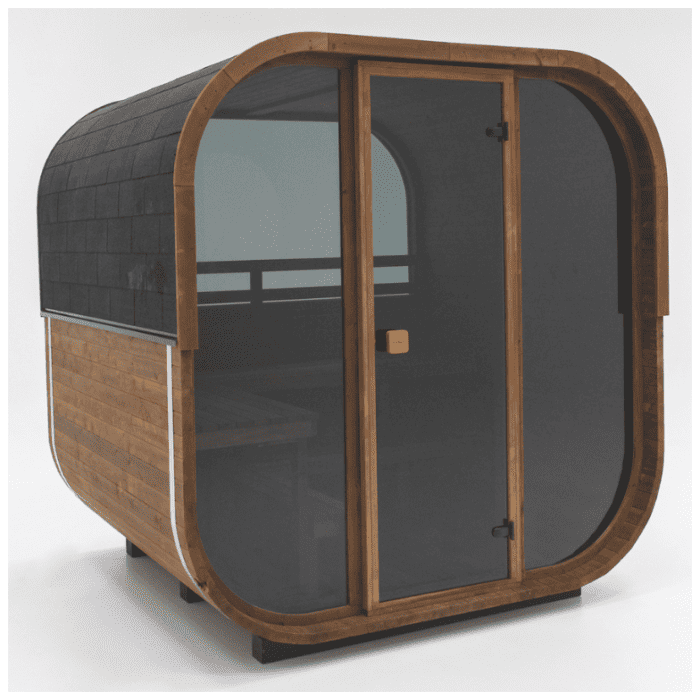 Hekla Cube 210 Sauna available from Hyperion Hot Tubs Dorset
