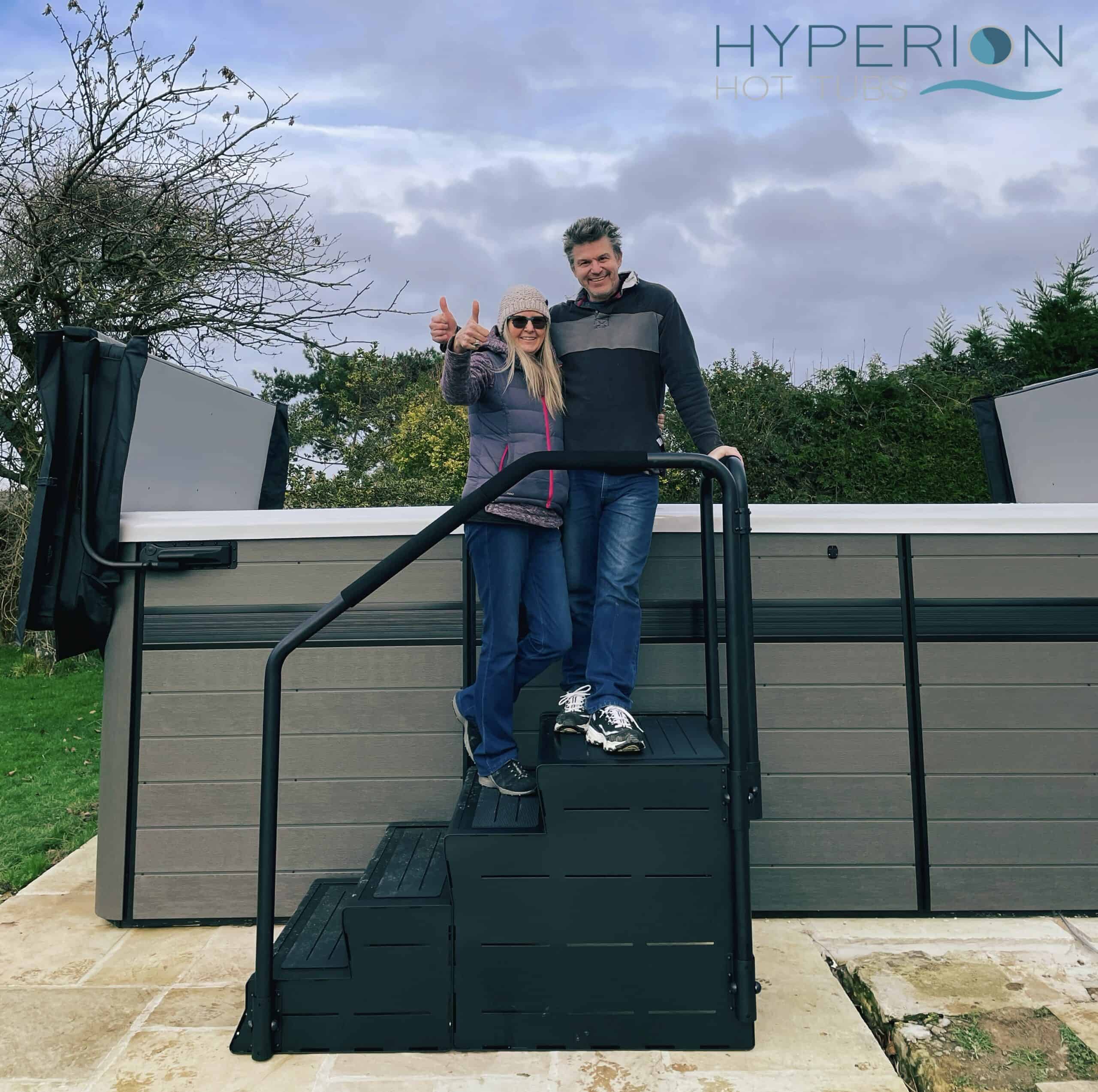 Buying a swim spa results in more happy customers at Hyperion Hot Tubs
