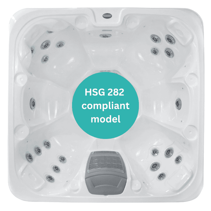 7 person all-seater HSG 282 hot tub