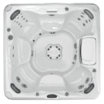 Sundance Chelsee 7 seat hot tub overhead view.