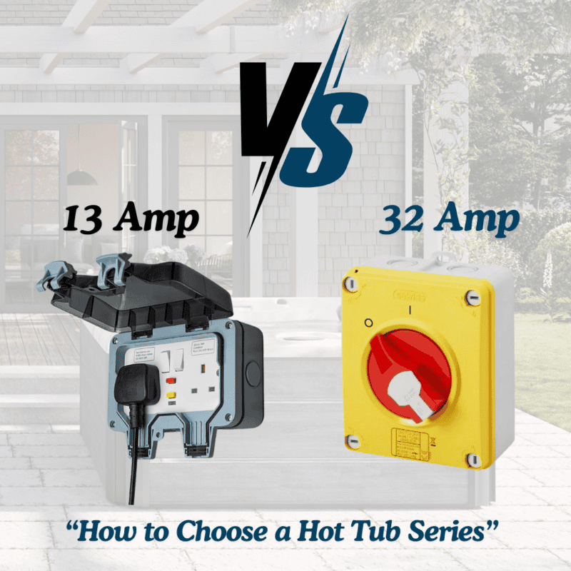 13 amp vs 32 amp hot tub