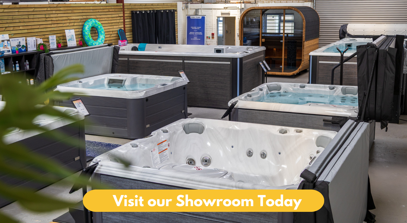 Hot tub, Jacuzzi, swim spa, endless pool, sauna showroom Bournemouth & Poole