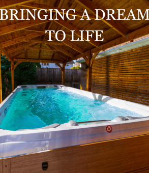 Dream swim spa install