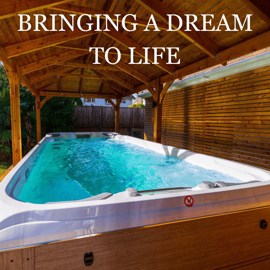Dream swim spa install