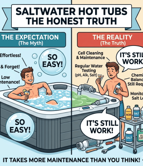 Saltwater hot tubs the honest truth for Dorset spa owners