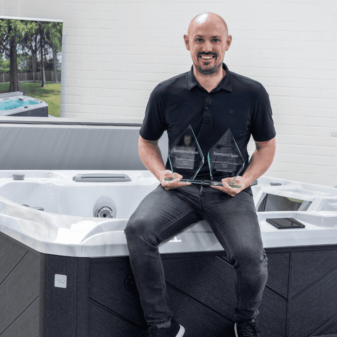 Hyperion Hot Tubs recognised as top Sundance swim spa dealer in the UK.